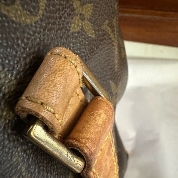 Louis Vuitton Cabas Piano Monogram Canvas Leather Shoulder Bag Authentic DU0072 - Picture 10 of 11